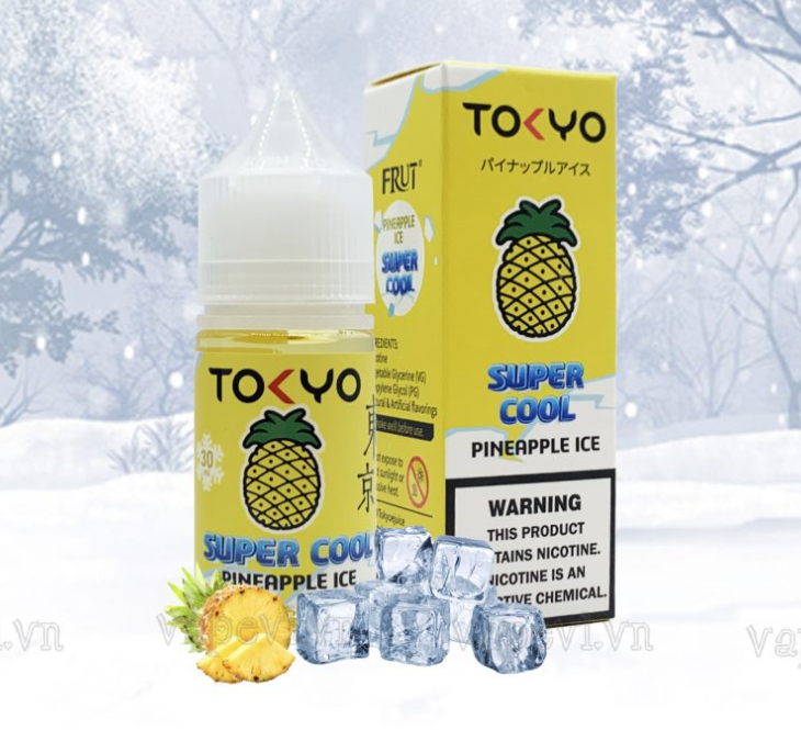 Dứa Lạnh (Pineapple ice) Tokyo Super Cool 30ML