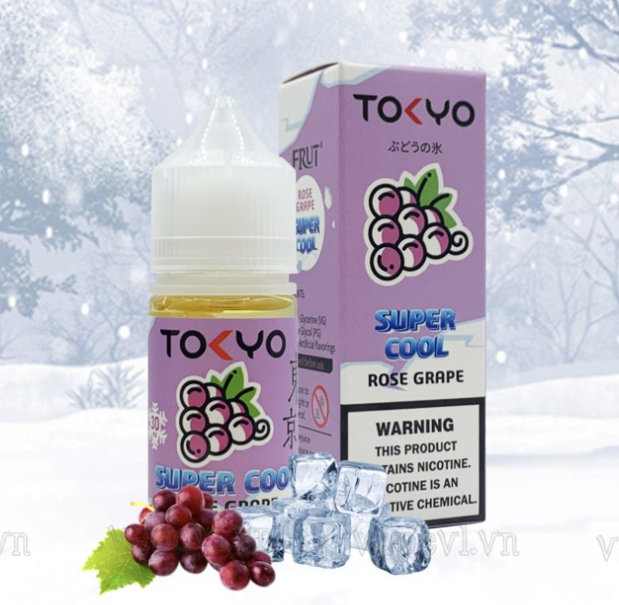 Nho Lạnh (Rose Grape) Tokyo Super Cool 30ML