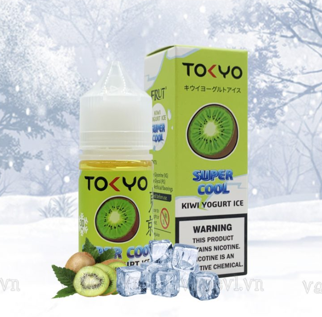 Sữa Chua Kiwi Lạnh (Kiwi Yogurt Ice) Tokyo Super Cool 30ML