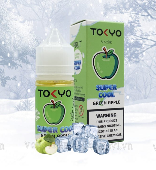 Táo xanh Lạnh (Green Apple) Tokyo Super Cool 30ML