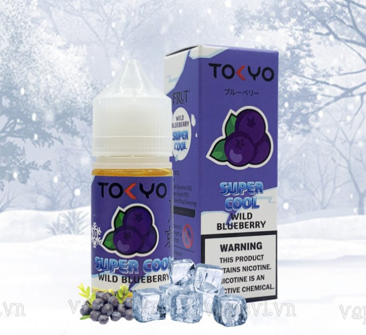 Việt Quất Lạnh (Wild Blueberry) Tokyo Super Cool 30ML