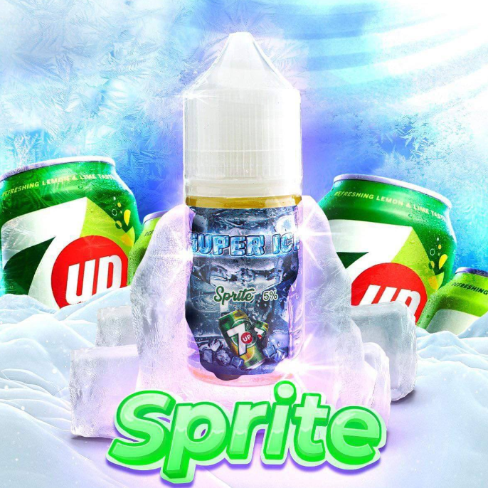 7 Up Lạnh (Sprite) Super Ice Salt Nic 30ML 50MG