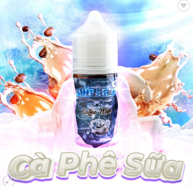 Cà phê Sữa Đá ( Coffe Milk Ice) Super Ice Salt Nic 30ML 50MG