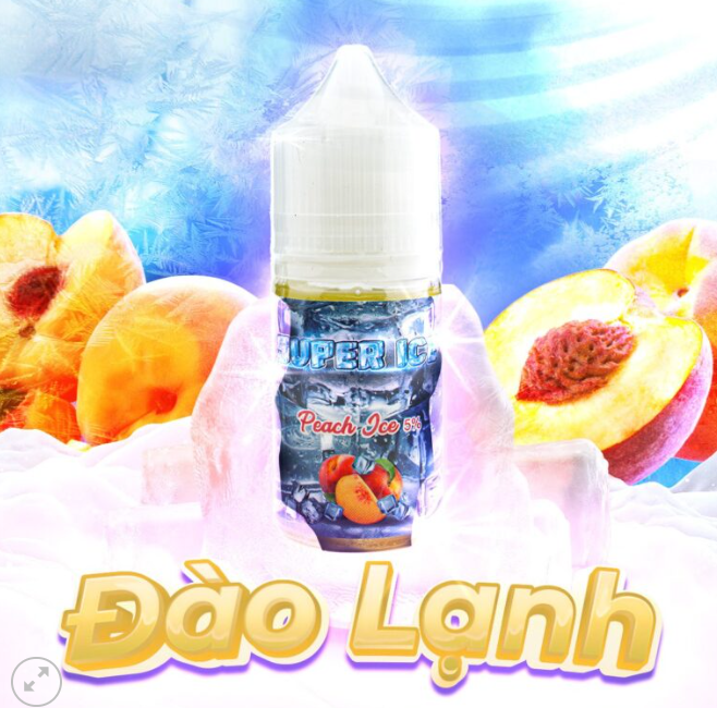 Đào Lạnh (Peach Ice) Super Ice Salt Nic 30ML 50MG