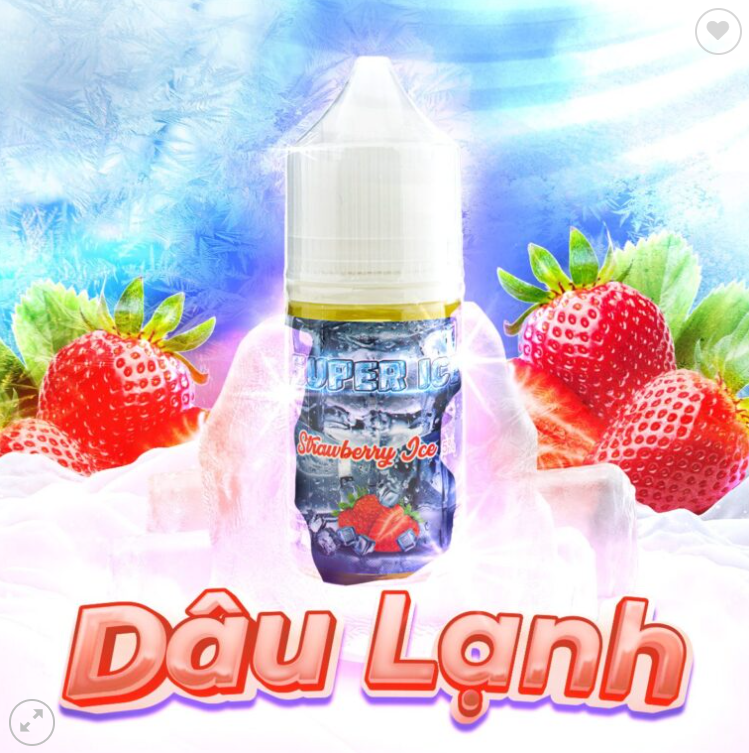 Dâu Lạnh (Strawberry Ice) Super Ice Salt Nic 30ML 50MG