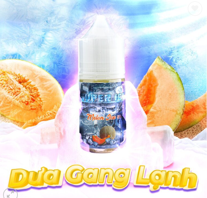 Dưa Gang Lạnh (Melon Ice) Super Ice Salt Nic 30ML 50MG