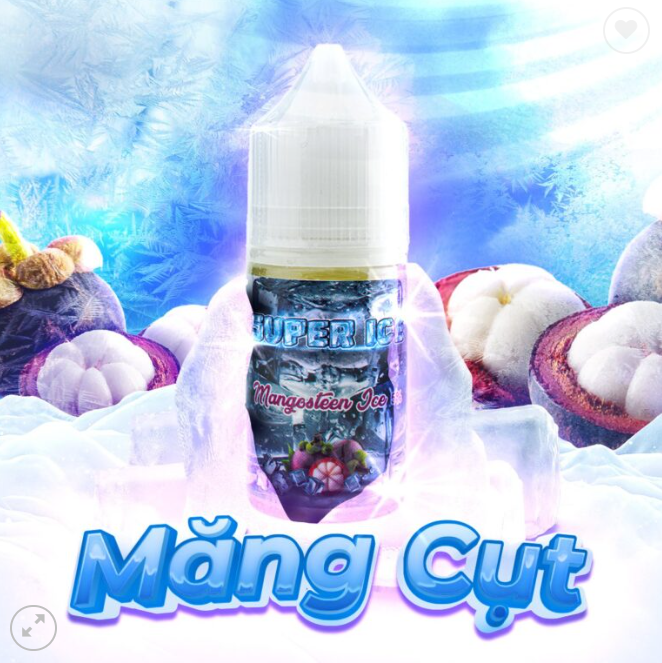 Măng Cụt Lạnh (Mangosteen Ice) Super Ice Salt Nic 30ML 50MG