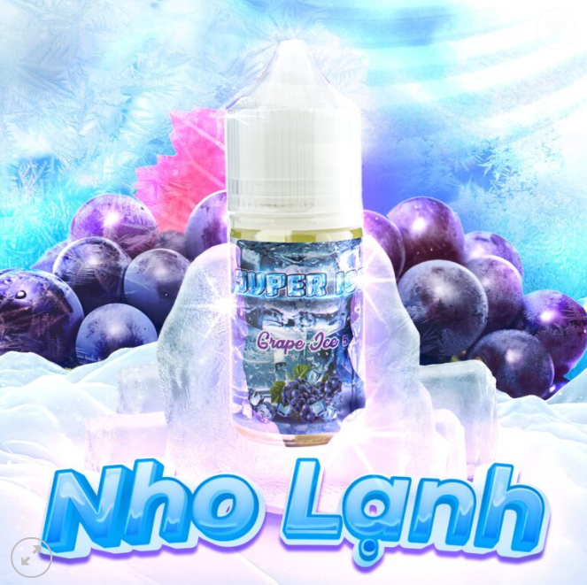 Nho Lạnh (Grape Ice) Super Ice Salt Nic 30ML 50MG