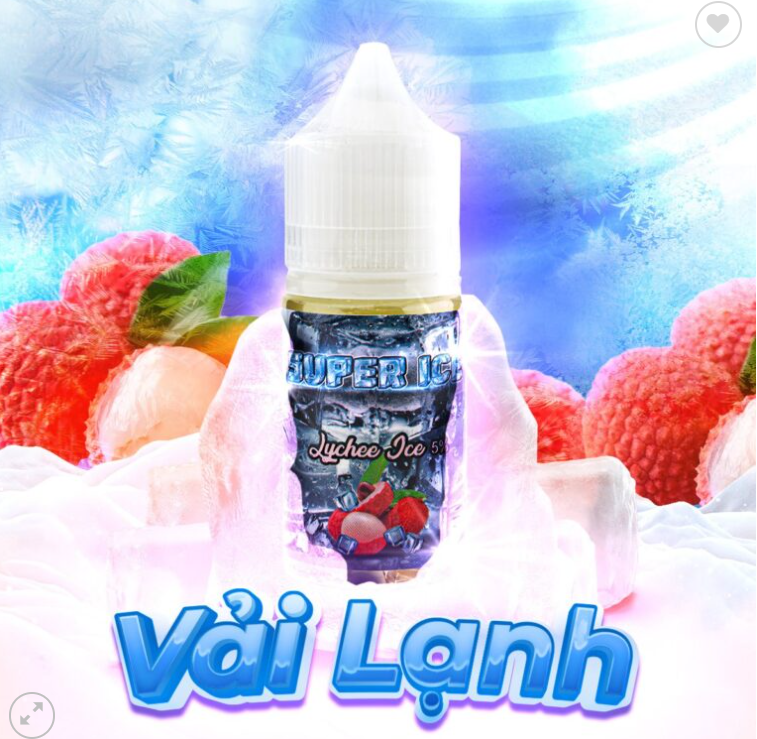 Vải Lạnh (Lychee Ice) Super Ice Salt Nic 30ML 50MG