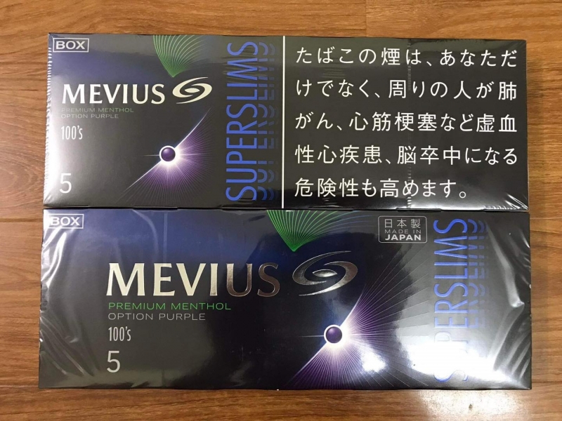 Mevius Option Purple Superslims 5 ( Premium Menthol )