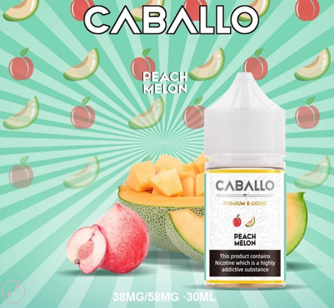 Đào, Dưa Gang Lạnh (Peach Melon) Caballo 30ML