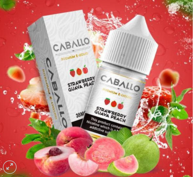 Dâu, Ổi, Đào Lạnh (Strawberry Guava Peach) Caballo 30ML