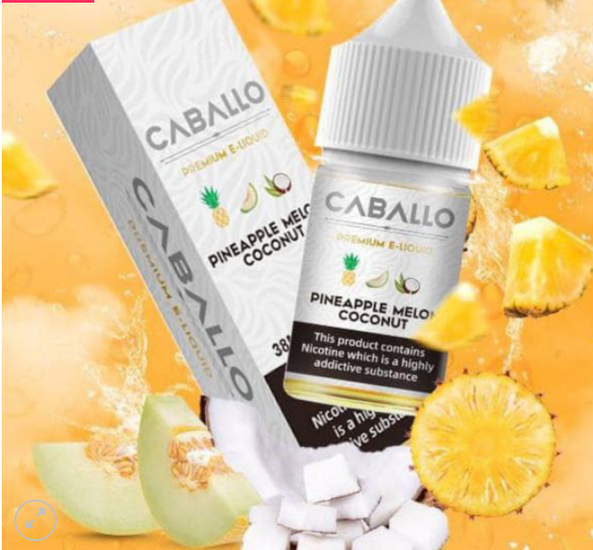 Dứa, Dưa Gang, Dừa Lạnh (Pineapple Melon Coconut) Caballo 30ML