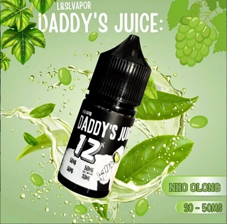 Daddy’s Juice Eleven No.12 Nho Ô long – Saltnic 30ml