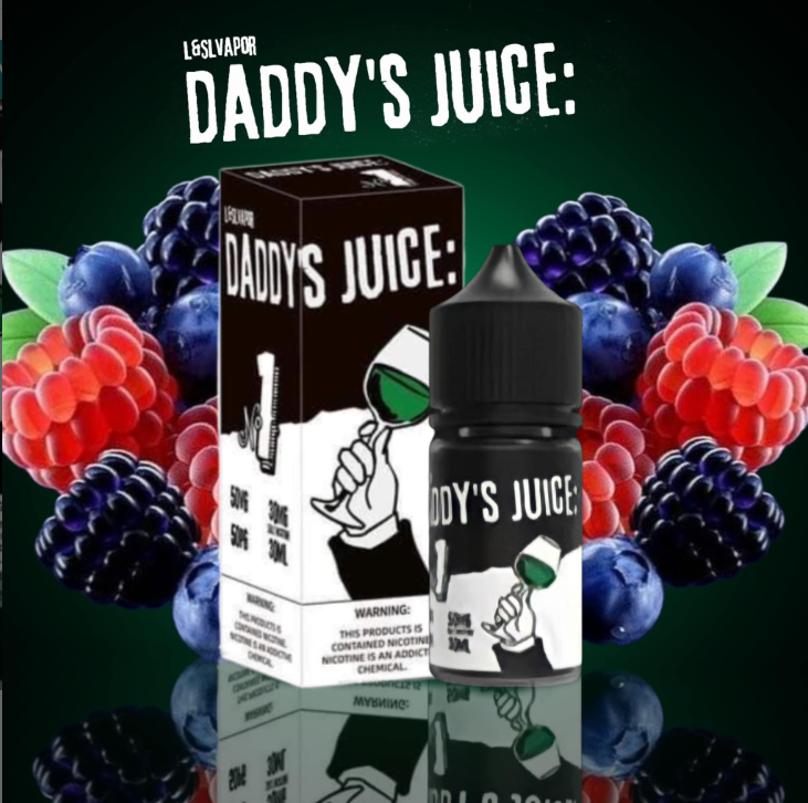 Daddy’s Juice No.1 cũ: Mâm Xôi Việt Quất  / mới: sữa chua xoài