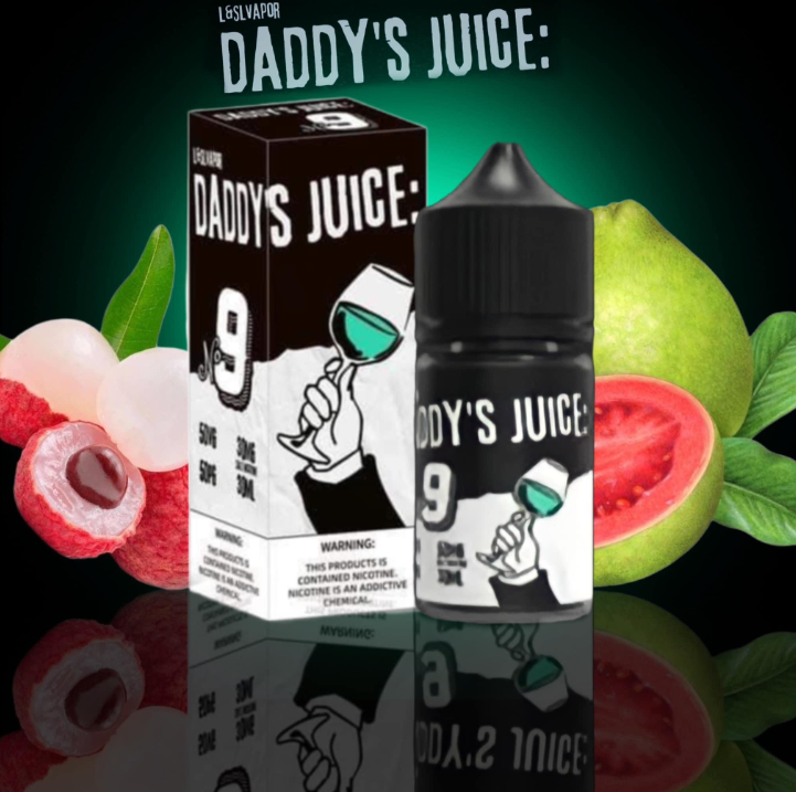 Daddy’s Juice No.9 Vải Ổi (Lychee Guava) – Saltnic 30ml