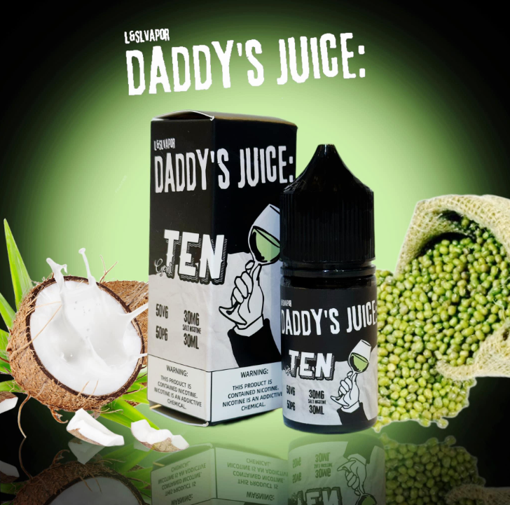 Daddy’s Juice No.10 vị cũ Đậu Xanh Cốt Dừa (Bean Coconut) / vị mới Chanh muối