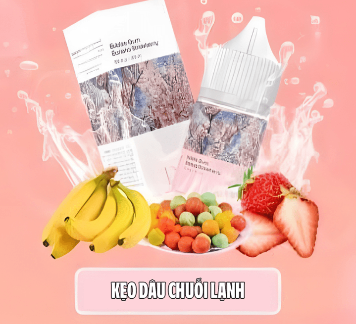 Deko Kẹo Dâu Chuối Lạnh (Cold Strawberry Banana Candy) Deko 30ML-min