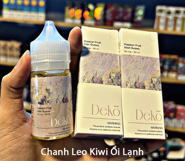 Deko Ổi kiwi chanh leo (Guava Kiwi Passion fruit) 30ML 30mg 50mg-min