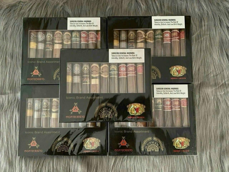 Sample 9 Điếu Cigar trải nghiệm ( Hupmann, MonteCristo, Romeo Juliet )