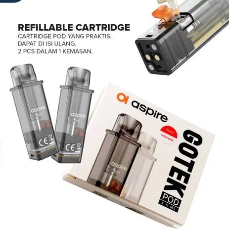 Đầu rỗng Gotek Refillable Pod 4.5ml 0.6 (90k 1c 180k 2c).