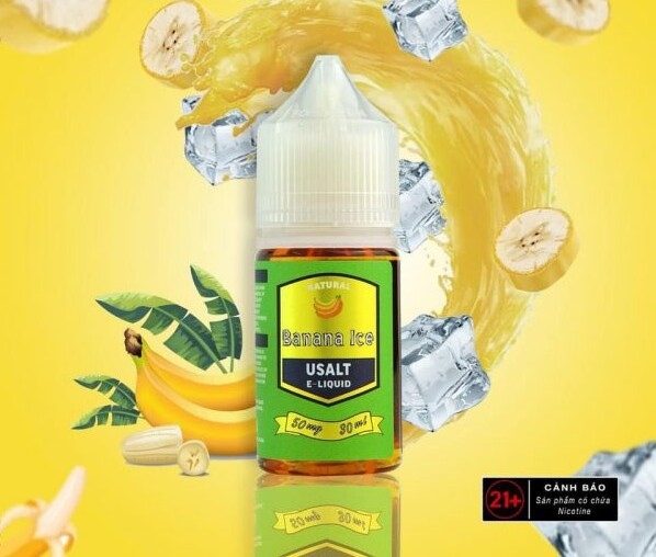 Chuối Lạnh (Banana Ice) USalt 30ML.