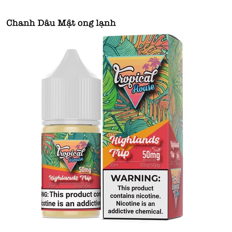 Chanh Dâu Mật Ong Rừng Lạnh (Highlands Trip) by Tropical House Salt 30ML.