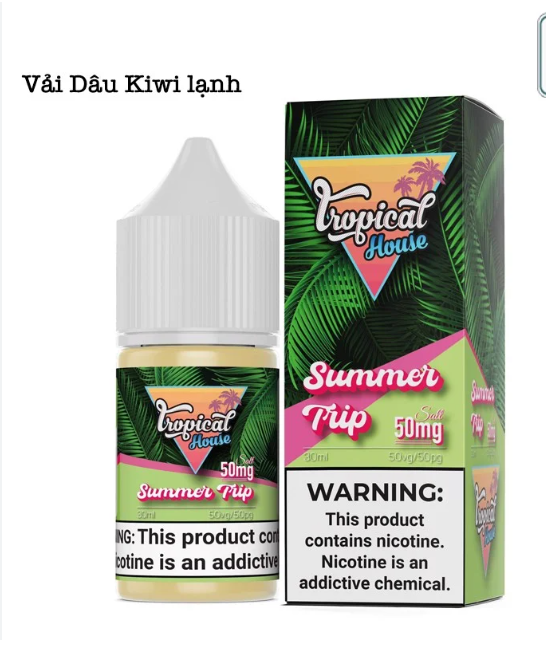 Dâu Kiwi Vải Lạnh (Summer Trip) by Tropical House Salt 30ML