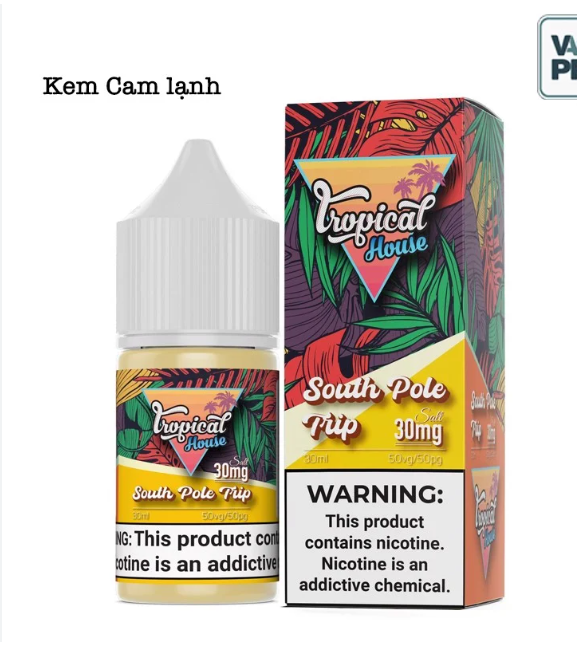 Kem Cam Lạnh (South Pole Trip) Tropical House 30ML