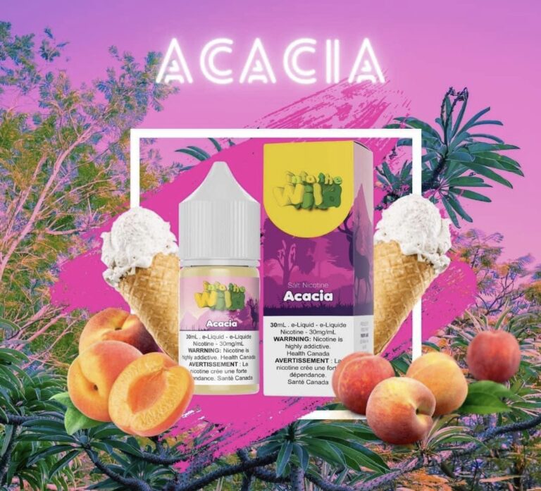 Kem đào Acacia INTO THE WILD juice 30ml 30m 50mg