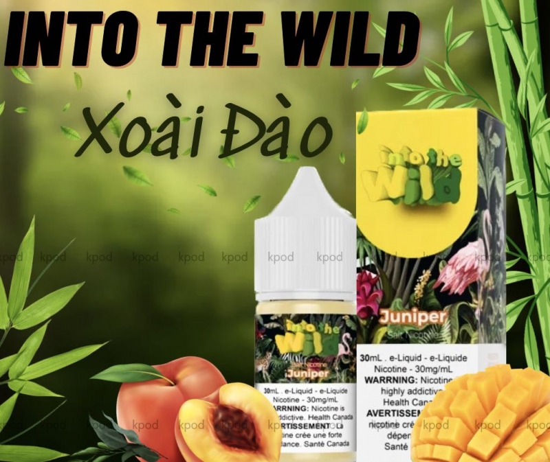 Xoài đào Juniper INTO THE WILD 30ml 30mg 50mg