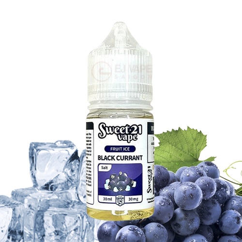 Nho Đen Lạnh (Blackcurrant) Sweet 21 Vape Fruit Ice Salt 30ML 30MG 50MG