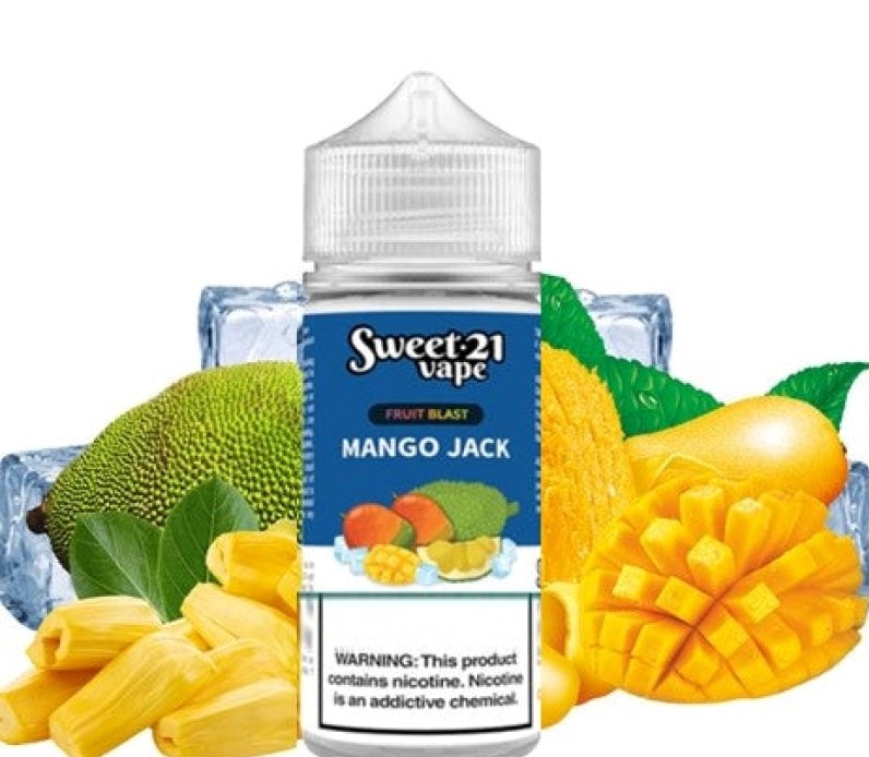 Xoài Mít Lạnh (Mango Jack) Sweet 21 Vape Fruit Blast 100ML 3MG 6MG 12MG