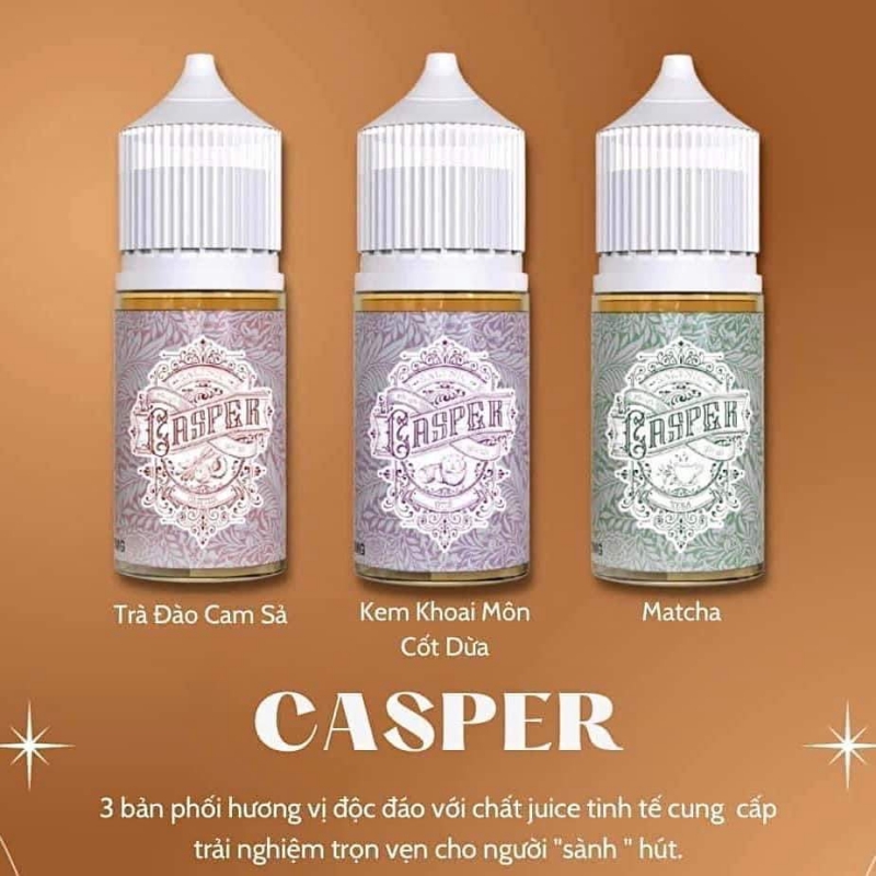 Casper tinh dầu juice saltnic 30ml 30mg 50mg