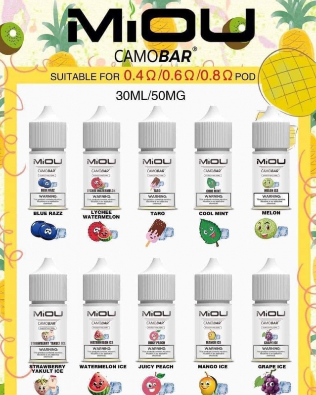 Tinh dầu MIOU CAMOBAR 30ml 50mg